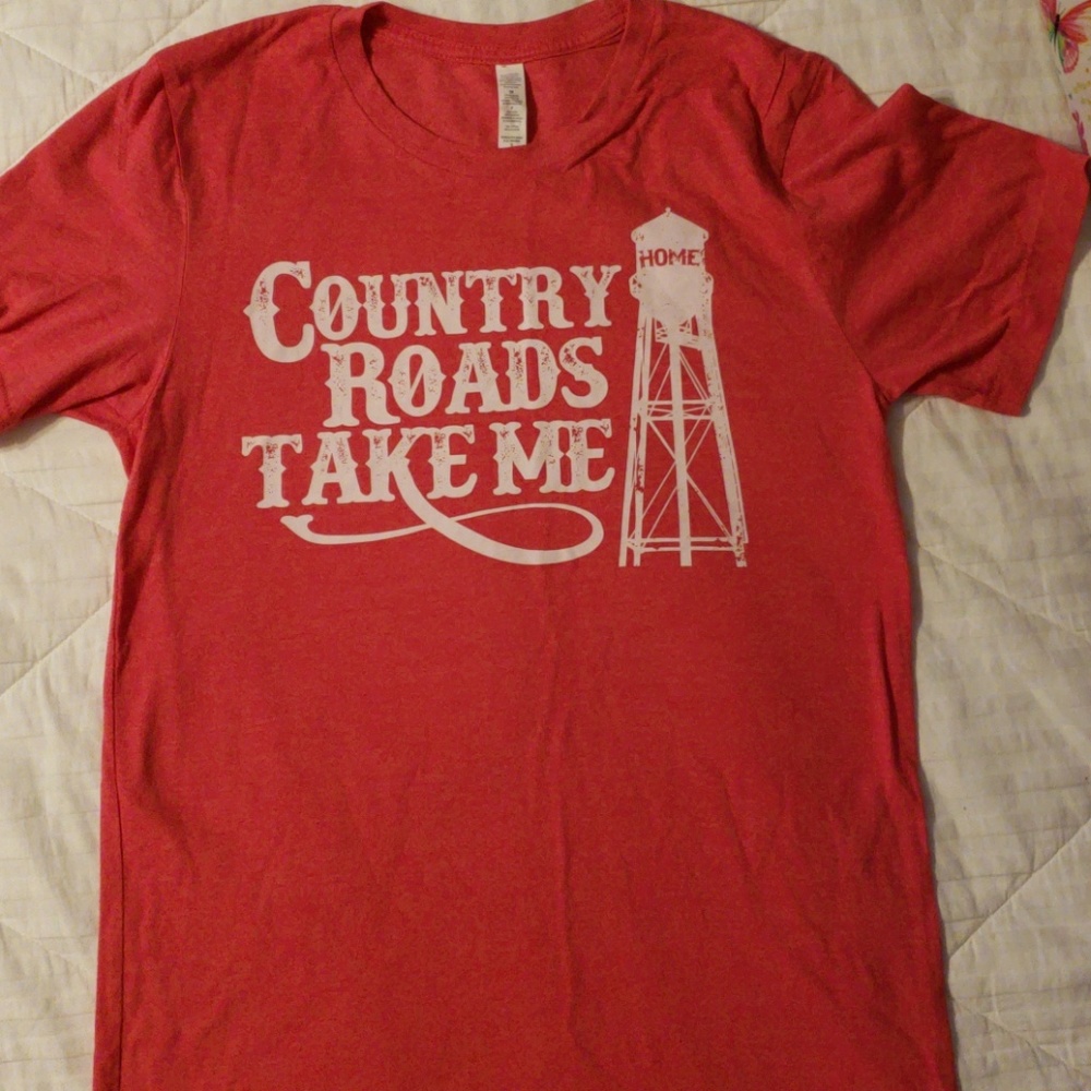 Tee worn twice red